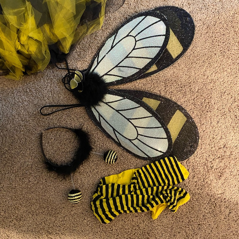 Ladies bumble bee accessory costume set
